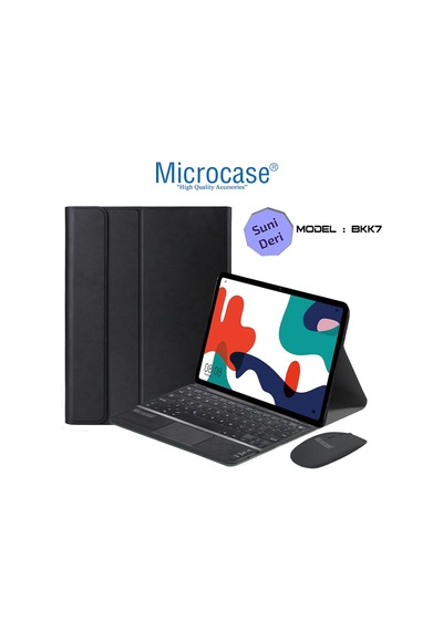 Huawei Uyumlu Matepad 10.4 Bt Touchpad Klayve+Mouse+Standlı Kılıf Bkk7