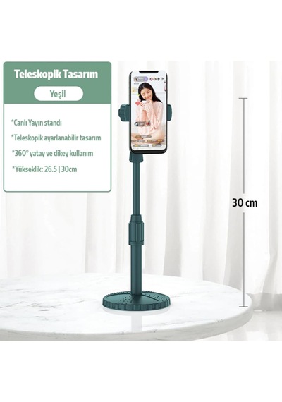 Ally Portatif 360 ° Masaüstü Cep Telefonu Standı - Tutucu (120371736)