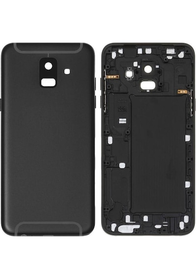 Samsung Galaxy A6 A600f İle Uyumlu Kasa Kapak Siyah