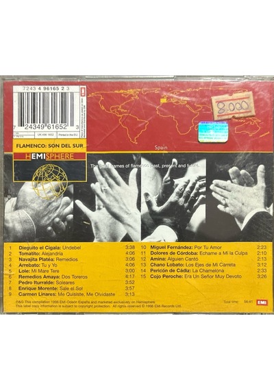 Plak Değildir Cd Dir Cd Flamenco Son Del Sur Cd