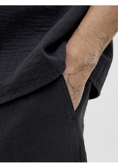 Jack & Jones Jack Jones Pamuklu Rahat Günlük Erkek Şort 12274758 Siyah