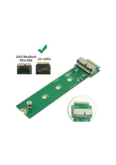 28 Pin Apple Uyumlu MacBook Ssd Nvme Çevirici 12+16 2013 2014 2015 2016