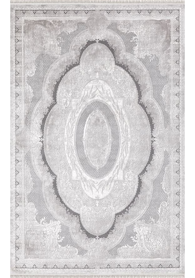 Merinos Halı Rodin 19774 096 Serisi Akrilik Salon Oturma Yatak Odası Halısı Gri