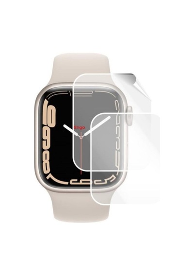 Apple Uyumlu Watch 7 41 Mm Ekran Koruyucu Şeffaf Esnek Tpu Film 2 Adet