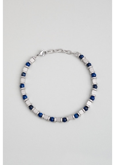 Lapis Taşlı 21 Cm Çelik Erkek Bileklik
