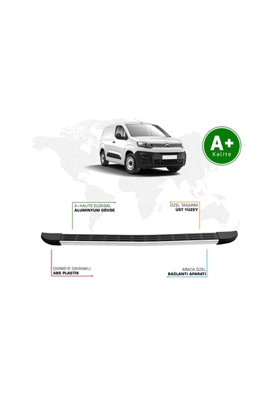 Citroen Berlingo Panelvan Arka Basamak Uzun Şasi 2019 Model Ve Sonrası S-line
