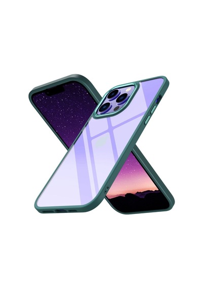 Apple, Uyumlu iPhone 13 Pro Max Kılıf Power Silikon - Koyu Yeşil