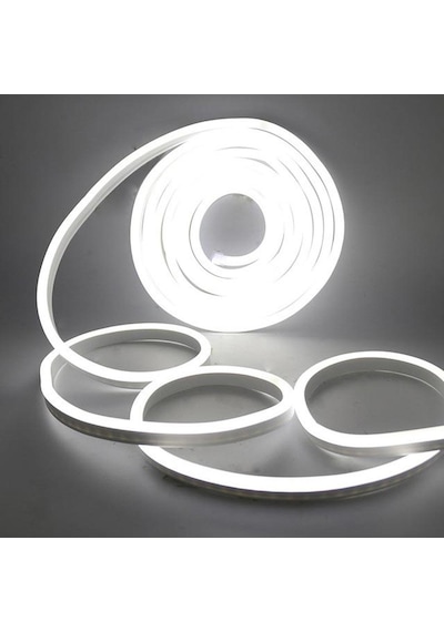 Sunlight Neon 12V Hortum Şerit Led 5 Metre Beyaz Işık