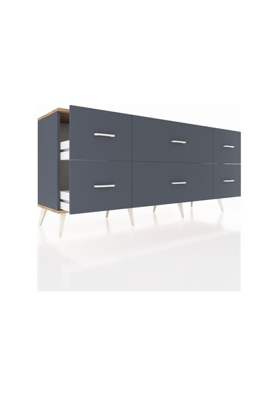 Hyperion Konsol 6 Çekmeceli 176x44x83 Antrasit-aytaşı/antrasit Aytaşı/antrasit Hyperion Konsol 6 Çekmeceli 176x44x83 Antrasit-aytaşı/antrasit Aytaşı/antrasit