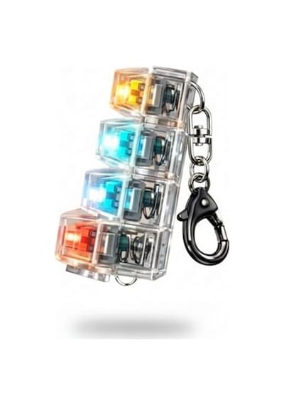 Synee Işıklı Mekanik Klavye Tuşlu Anahtarlık, Stres Azaltıcı Click Sesli, Şeffaf Tasarım, Çok Renkli Led, Fidget Oyuncağı Synee Işıklı Mekanik Klavye Tuşlu Anahtarlık, Stres Azaltıcı Click Sesli, Şeffaf Tasarım, Çok Renkli Led, Fidget Oyuncağı