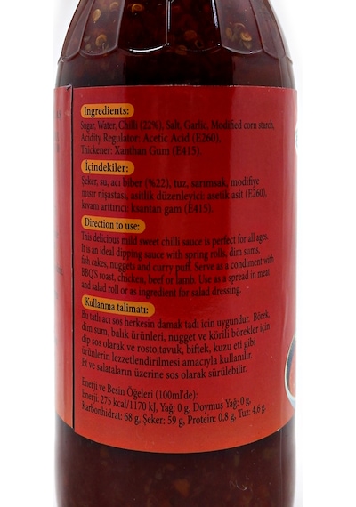 Aroy-D Sweet Chilli Tatlı Biber Sosu 920 G