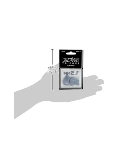 Ernie Ball 1.5mm Teardrop Prodigy Seçtikleri 6'lı Paket Siyah 124-Pembe