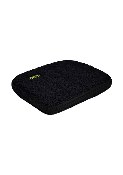 Jacbag Teddy Siyah/sarı Peluş Erkek Çocuk Tablet Çantası Tablet Kılıfı