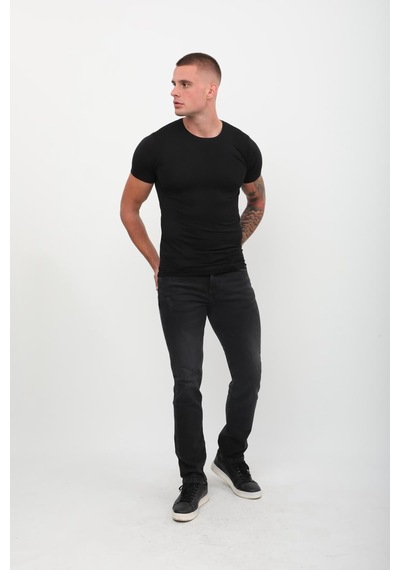 Banny Jeans Erkek Yırtık Detaylı Jean Pantolon Siyah 28