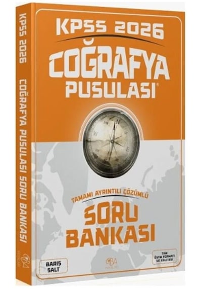 Cba Yayınları 2026 Kpss Coğrafya Pusulası Soru Bankası