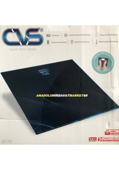 Cvs Dijital Baskül Dn Tartı Banyo Baskülü Lcd Ekran 150kg