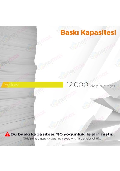 Kyocera Tk-8365 Uyumlu Toner- Sarı / Taskalfa 2554ci