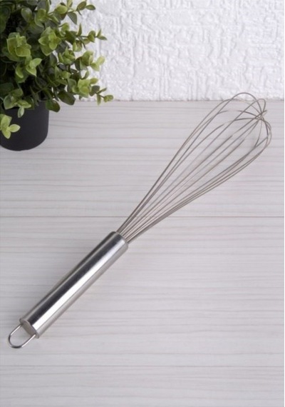 Çırpıcı Pasta Kek Çırpma Teli 26cm Paslanmaz Çelik Çelik Diğer
