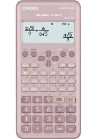 Casio FX-82ES Plus 2.Versiyon Bilimsel Fonksiyonlu Hesap Makinesi Pembe