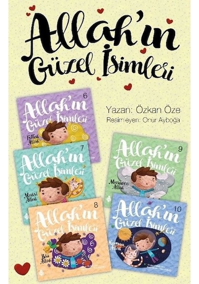 Allah'ın Güzel İsimleri 2.Set-5 Kitap Takım - Özkan Öze - Uğurböceği
