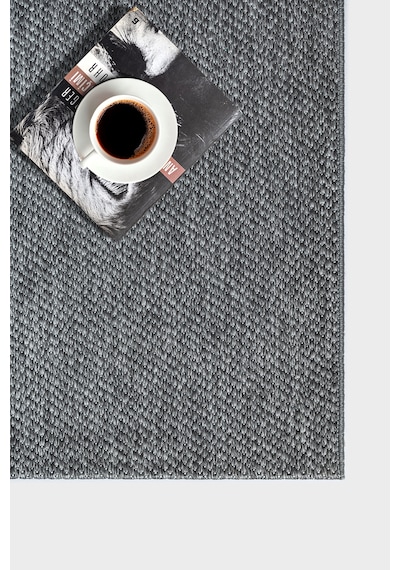 Elit Premium Sisal Jut Halı 1016 - Antrasit Hasır Dokuma Antrasit-krem Krem