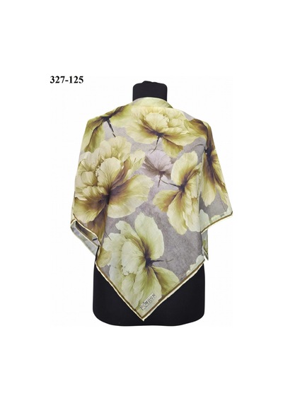 Moonscarfs Moonscarf Soft Pamuk Eşarp Gri - A. Yeşil 327-125 Çok Renkli