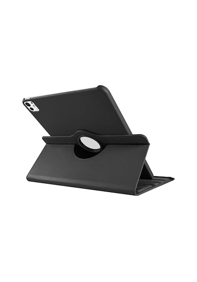 Apple Uyumlu iPad, Pro 13 2025 M5 Mkst Dönebilen Standlı Kılıf - Pembe Koyu Tablet Kılıfı