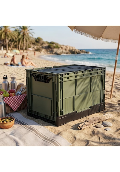 Freecamp Fc-205987-80 Katlanır Kamp Kasası Kapaklı 80 Litre Çok Renkli