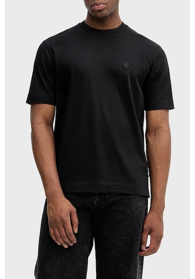 Boss Erkek T Shirt 5055905 0001 Siyah Siyah