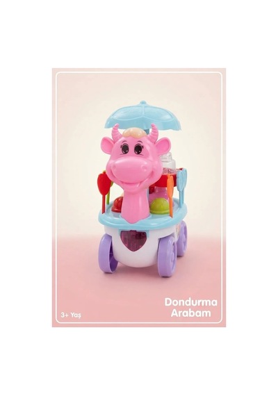 Sesli Işıklı Benim Dondurma Arabam Evcilik Oyuncağı