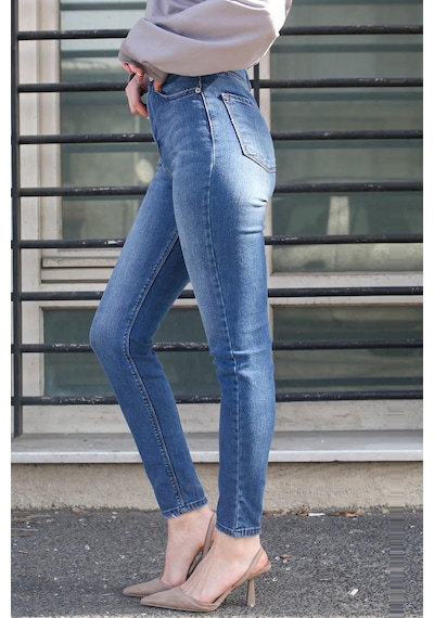Mavi Yüksek Bel Skiny Fit Denim Kadın Jean Mg1643