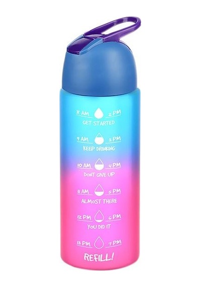 Quick Motivasyonel Matara 500 Ml - 16,9 Oz Mavi