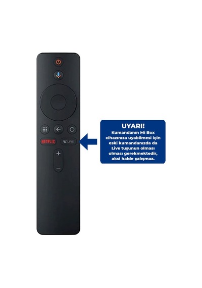 Xiaomi Mi Box S Netflix-Live Tuşlu 4K Android Tv Box Kumanda