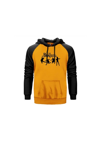 The Beatles Multimedia Sarı Renk Reglan Kol Sweatshirt Sarı