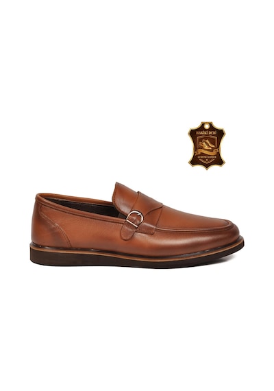 Voyager Taba Hakiki Deri Erkek Klasik Casual Ayakkabı Loafer 5770 M