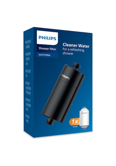 Philips Duş Filtresi Cilt Ve Saç Dostu Awp1775bk Siyah