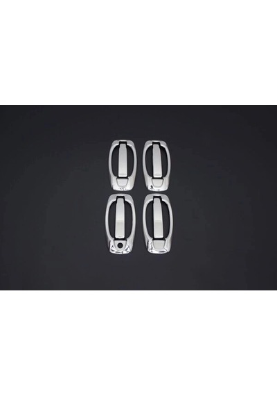 Citroen Nemo Krom Kapı Kolu 4 Kapı 8 Parça Set 2007-2016 Arası