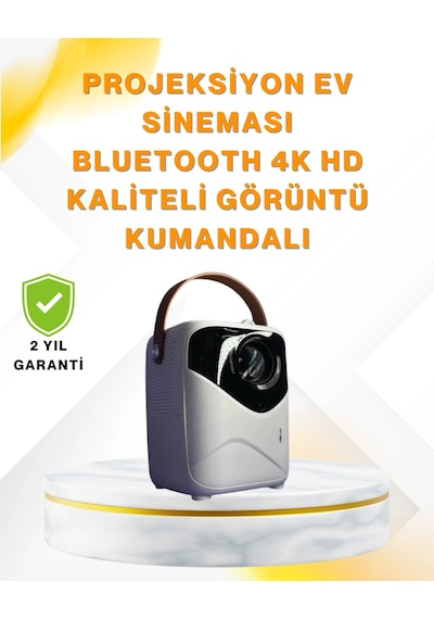 Ultra Hd Çözünürlüklü Taşınabilir Projektör - 1920x1080 Piksel Görüntü Kalitesi