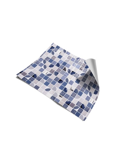 Mutfak Tezgah Arası Kendinden Yapışkanlı Folyo Kaplama Mozaik Taş Desen 60cm X 100cm