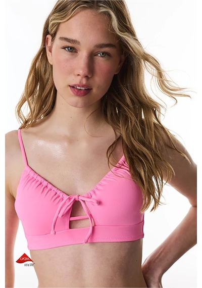 Penti Pembe Front Opening Bikini Üstü