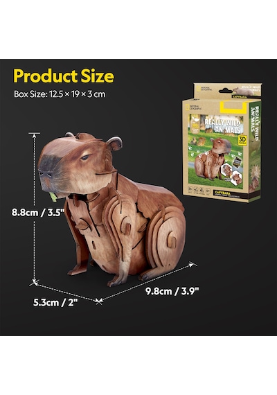 National Geographic - Kapibara 3d Puzzle Ds1177h