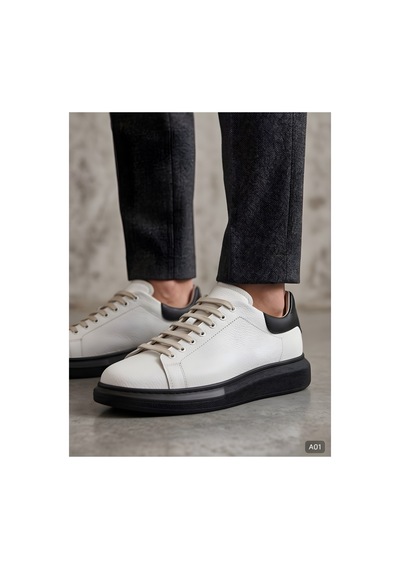 Crc Ayakkabı Erkek Beyaz %100 Hakiki Dana Derisi Eva Taban Ortopedik Konfor Sneaker Ayakkabı Crc Ayakkabı Erkek Beyaz %100 Hakiki Dana Derisi Eva Taban Ortopedik Konfor Sneaker Ayakkabı