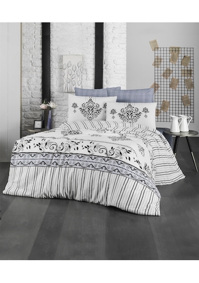 Komfort Home Çift Kişilik Polycotton Nevresim Takımı (Bianca) Çok Renkli