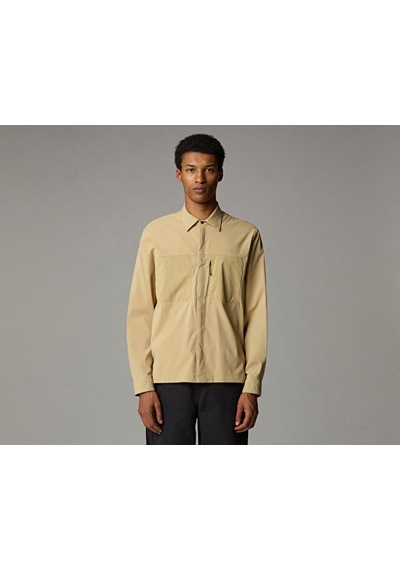 The North Face M L/s Lightrange Shirt Erkek Outdoor Ceketi Nf0a8b53lk51 Haki Krem
