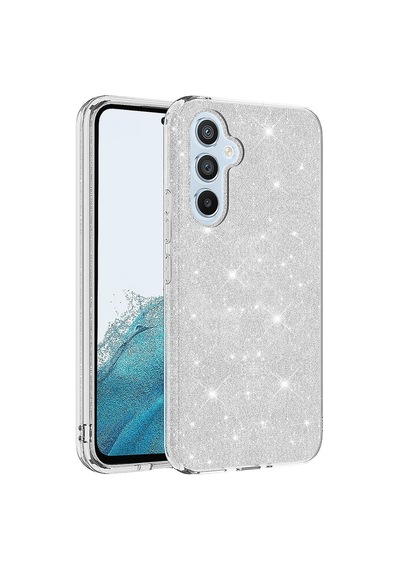 Galaxy A14 Kılıf Zore Shining Silikon-gümüş
