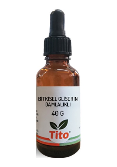 Damlalıklı Bitkisel Gliserin Vg E422 40 G