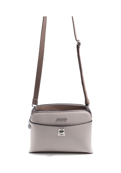 Silver Polo Sp623 Kadın Çapraz Çanta Düz Bej-latte