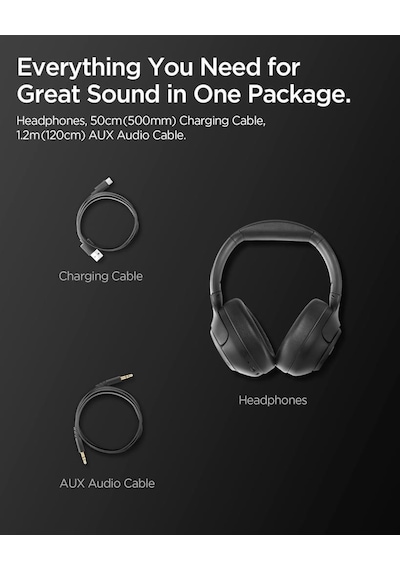 Spigen P10 ASD09691 Bluetooth 5.4 Kulak Üstü Kulaklık