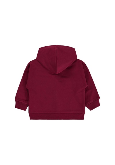 Civil Girls Basic 2-5 Yaş Hırka - Bordo