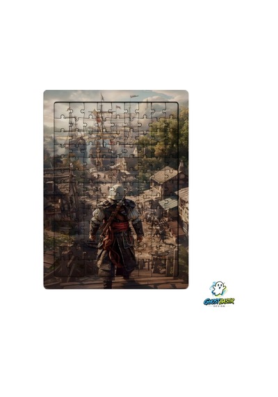 Ghostbastır Design Assassins Creed 99 Parça Ayaklı Puzzle Dekoratif Çocuk Yapbozu 0139